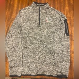 Gonzaga Bulldogs 3/4 zip long sleeve with zipper pocket on sleeve. Size …